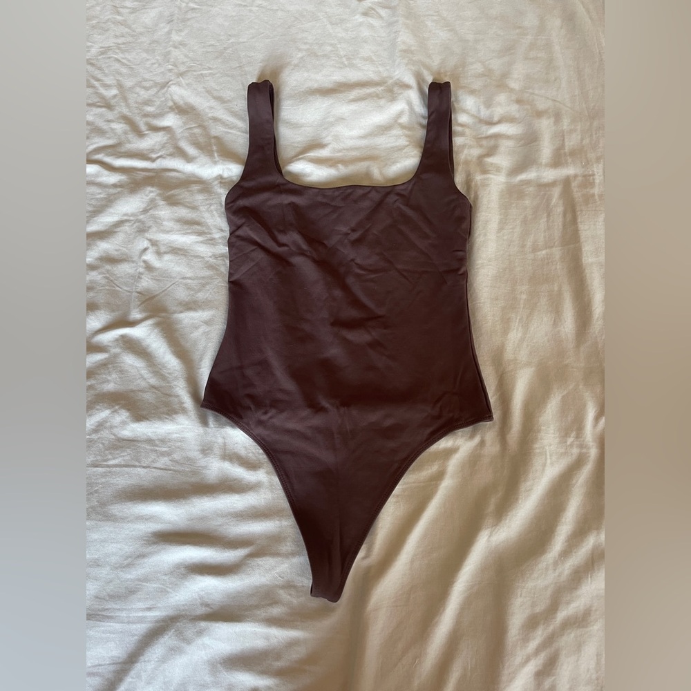 Babaton Chocolate Brown bodysuit